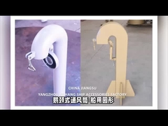 Gänsehalsventilierung Durchmesser 100 mm, runder Typ, mit Klappenventil (Gänsehals muss geschlossen werden können)