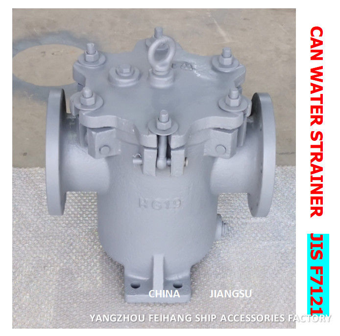 MARINE-KANNENWASSERFILTER JIS F7121-KANNENWASSERFILTER, KÖRPER, GUSSEISEN-FILTERPATRONE, EDELSTAHL