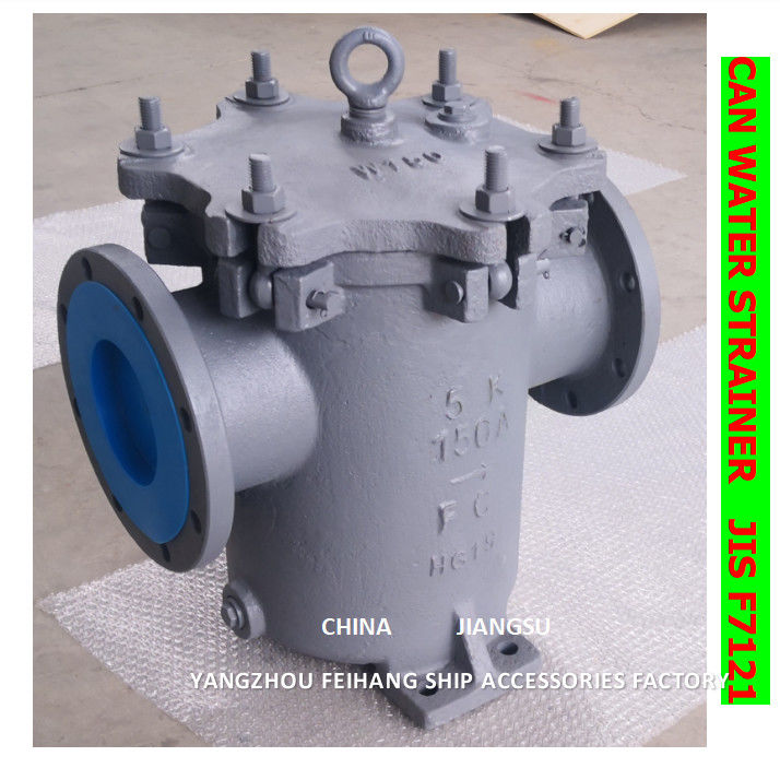 MARINE-KANNENWASSERFILTER JIS F7121-KANNENWASSERFILTER, KÖRPER, GUSSEISEN-FILTERPATRONE, EDELSTAHL