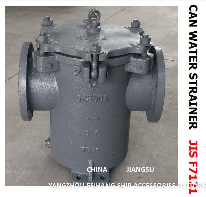MARINE-KANNENWASSERFILTER JIS F7121-KANNENWASSERFILTER, KÖRPER, GUSSEISEN-FILTERPATRONE, EDELSTAHL