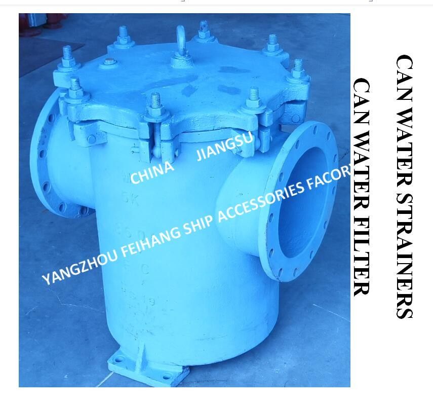 China JIS F7121 5K/10K Flanschwasserfilter für Schiffsnutzung Seewasserfilter 5K-300A