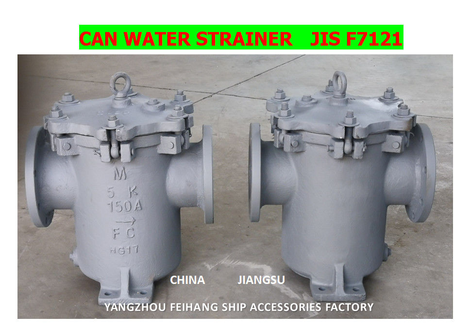 Marine-Meerwasserfilter S-Typ 5K-150A Jis F7121 Körper – Gusseisenfilter – Edelstahl