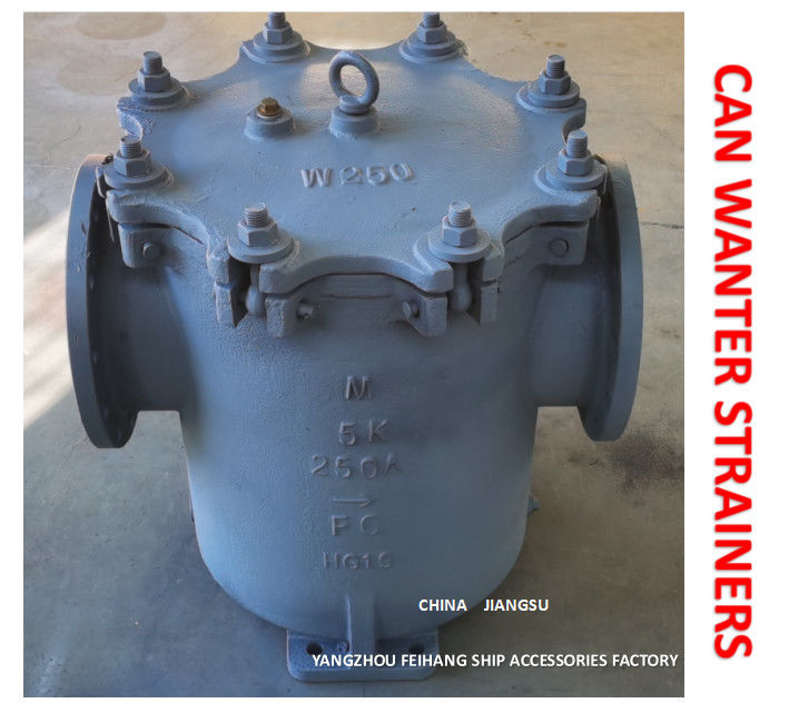 JIS 5k-250a Dosenwasserspüler Marine Dosenwasserfilter Körper FC200 Filter Edelstahl