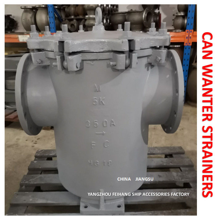 IMPA872013 Marine-Dosenwasserfilter 5K-350A S-Typ-Körper aus Gusseisen Filter aus Edelstahl