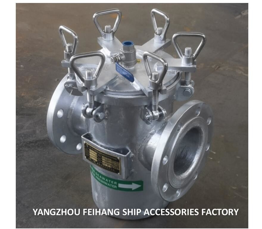 Grober Wasser-Filter für Körper-Kohlenstoffstahl-galvanisierten Filter-Edelstahl der Schiffs-A125 Cbm1061-81