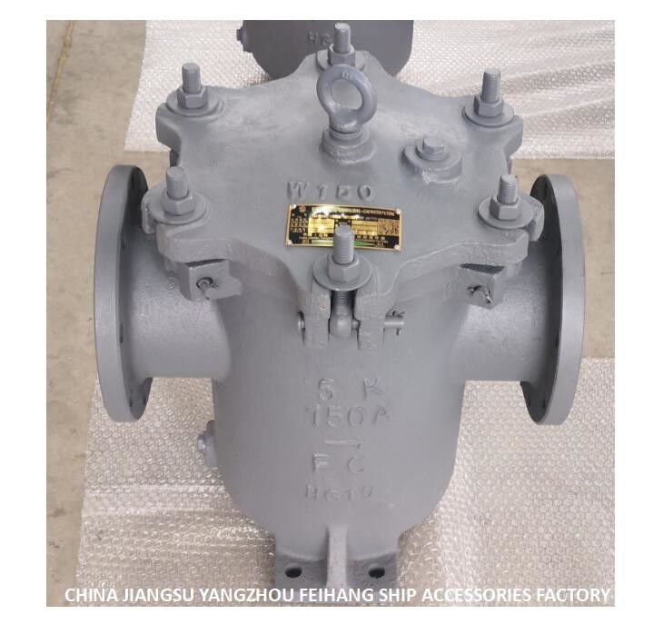 Linker Typ, rechtwinkliger Fasstyp, Meerwasserfilter, Dosenwassersiebe 5K-150A LA-TypJIS F7121 5k-150a