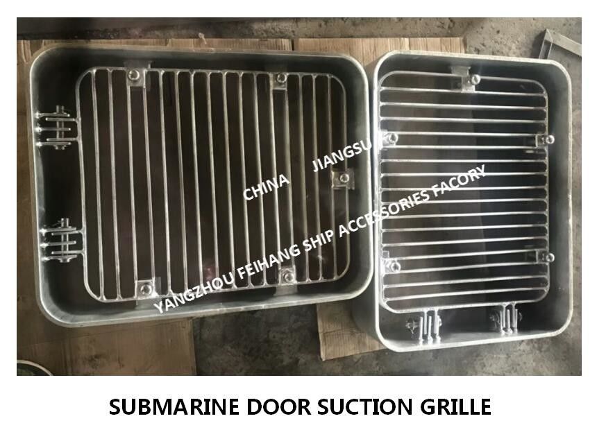 Marine Sea Chest U-Boot-Tor-Sauggitter, 6–8 mm dick, Kohlenstoffstahl, feuerverzinkt