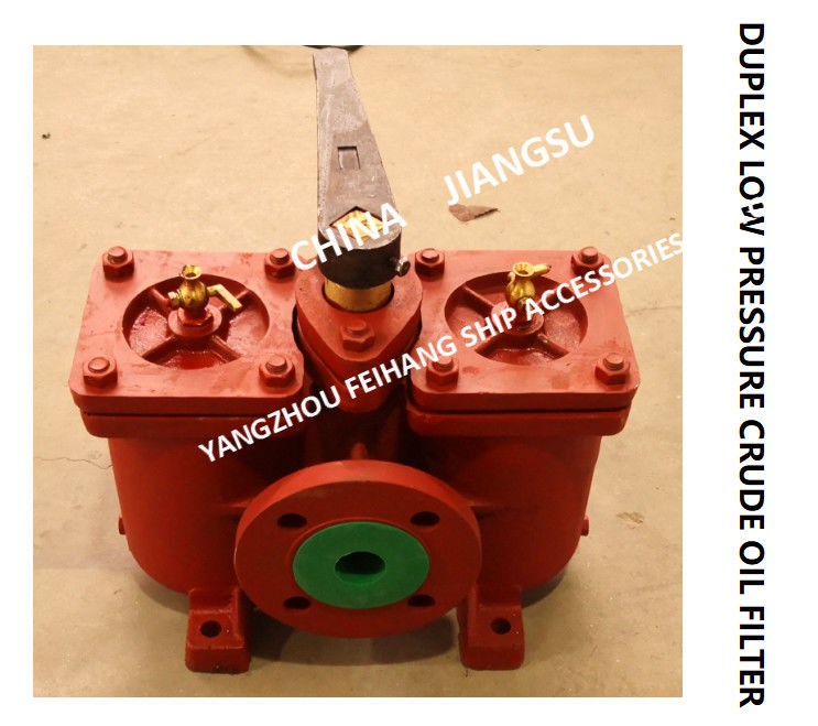 Schaltbarer öl-Sieb-Körper-Roheisen-Filter-VerdoppelungEdelstahl des Kraftstofffilter-AS16040 CB/T425-1994 Duplex