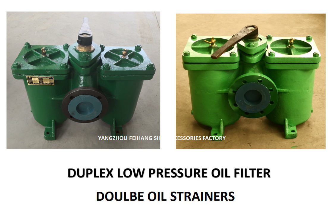 Doppelter Rohöl-Filter für Brennöltrennzeichen importiertes AS80-0.16/0.09 Cb/T425-94 Körper-Roheisen