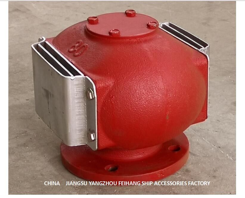 Flansch-Roheisen-Ponton-Art Ballasttank-Breathable Kappe (mit Feuer-Netz) ES80 CB/T3594-1994