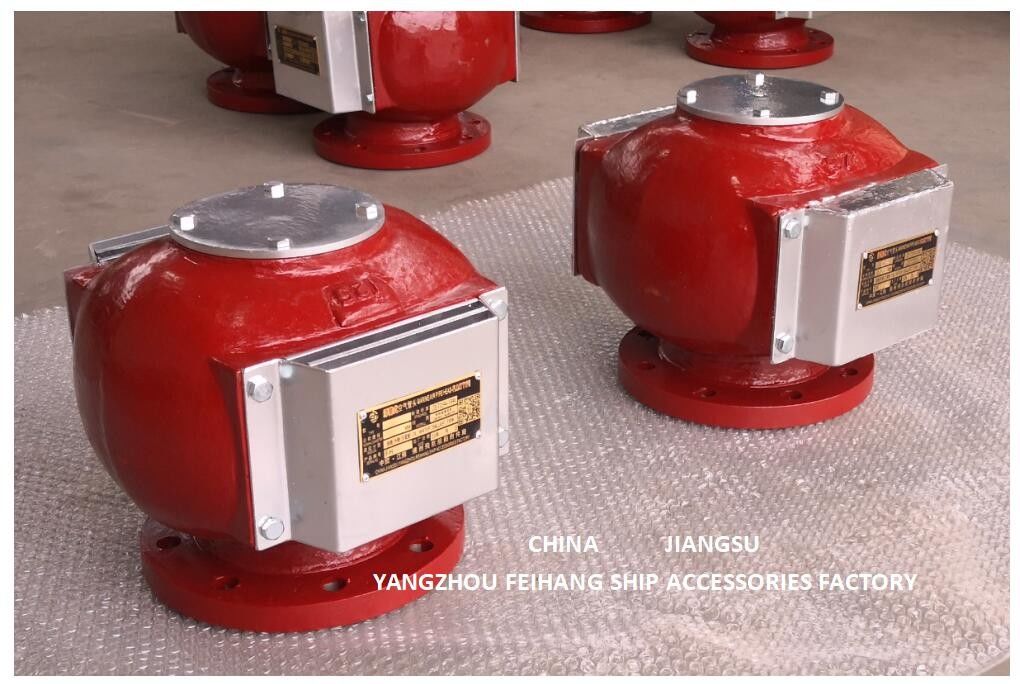 FlanschRoheisen-Pontonart breathable Kappe des Ballasttanks (mit Feuernetz) ES125 CB/T3594-1994