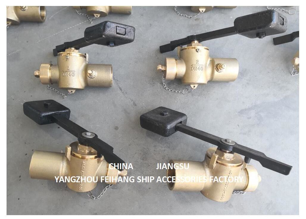 Marine Sounding Self Closing Valve- - Marine Self Closing Measuring Pipe-Kopf CB/T3778-99