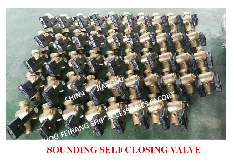 Marine Sounding Self Closing Valve- - Marine Self Closing Measuring Pipe-Kopf CB/T3778-99