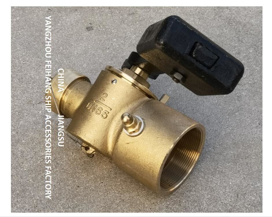 Bronzetiefe, die selbstschließend Ventil Fh-65 Acb/T3778-1999 für Marine Sewage Treatment misst
