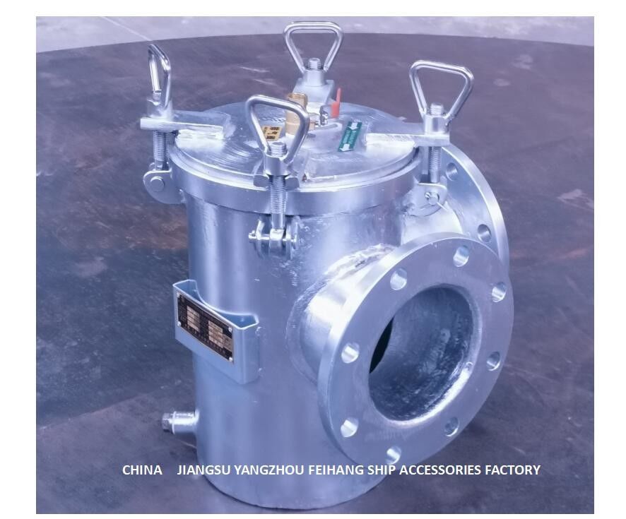 Rechtwinkliger Sauggrober Wasser-Filter für Marine Seawater Cooling System BRS100 CB/T497-2012
