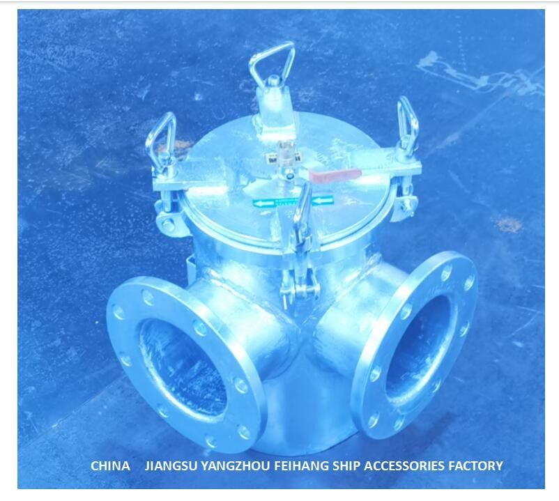 Rechtwinkliger Sauggrober Wasser-Filter für Marine Seawater Cooling System BRS100 CB/T497-2012