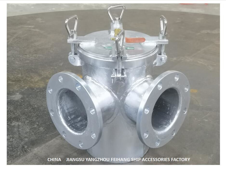 Rechtwinkliger Sauggrober Wasser-Filter für Marine Seawater Cooling System BRS100 CB/T497-2012
