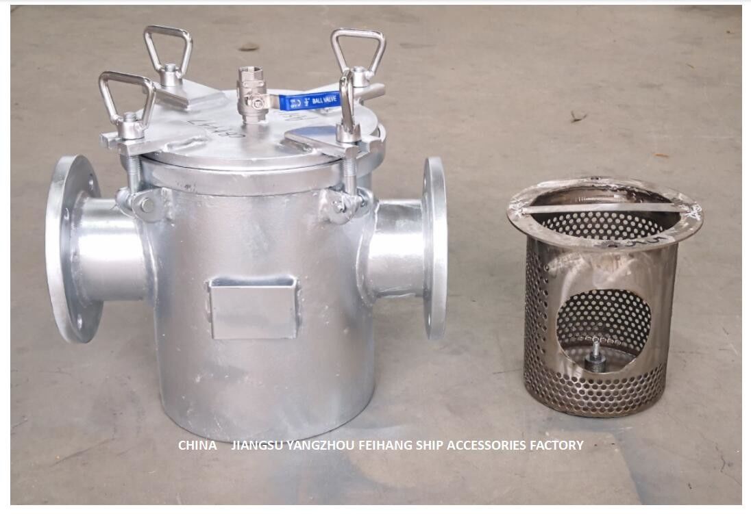 Direkter grober Wasser-Filter AS100 CB/T497-2012, Meerwasser-Filter für Massenmeerwasser-Pumpen-Einlass