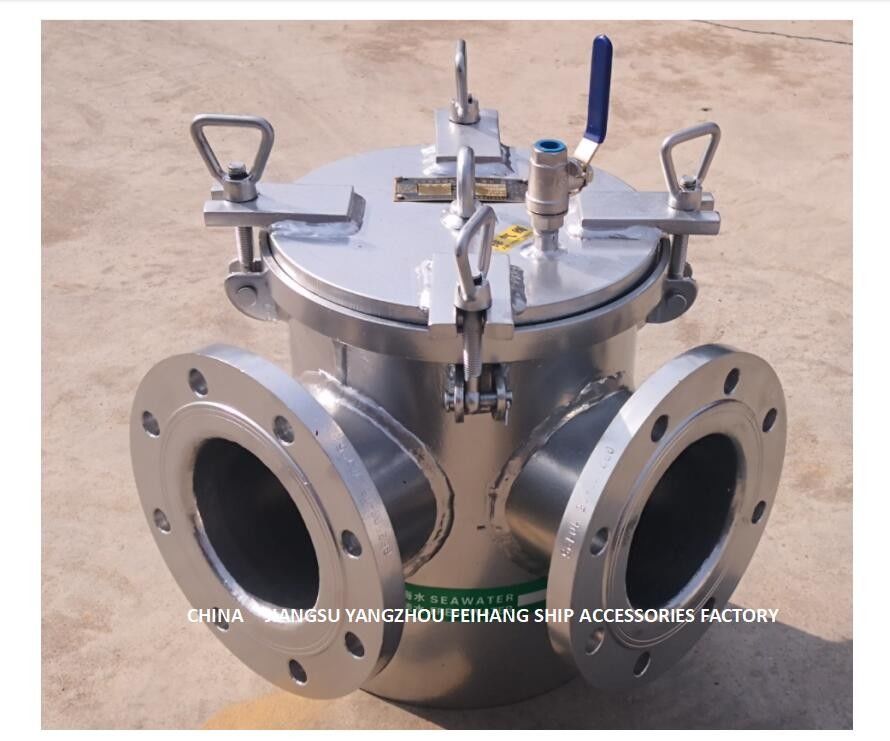 Meerwasser-Filter für zusätzlichen Meerwasser-Pumpen-Einlass, Sauggrober Wasser-Filter BR125 CBM1061-81