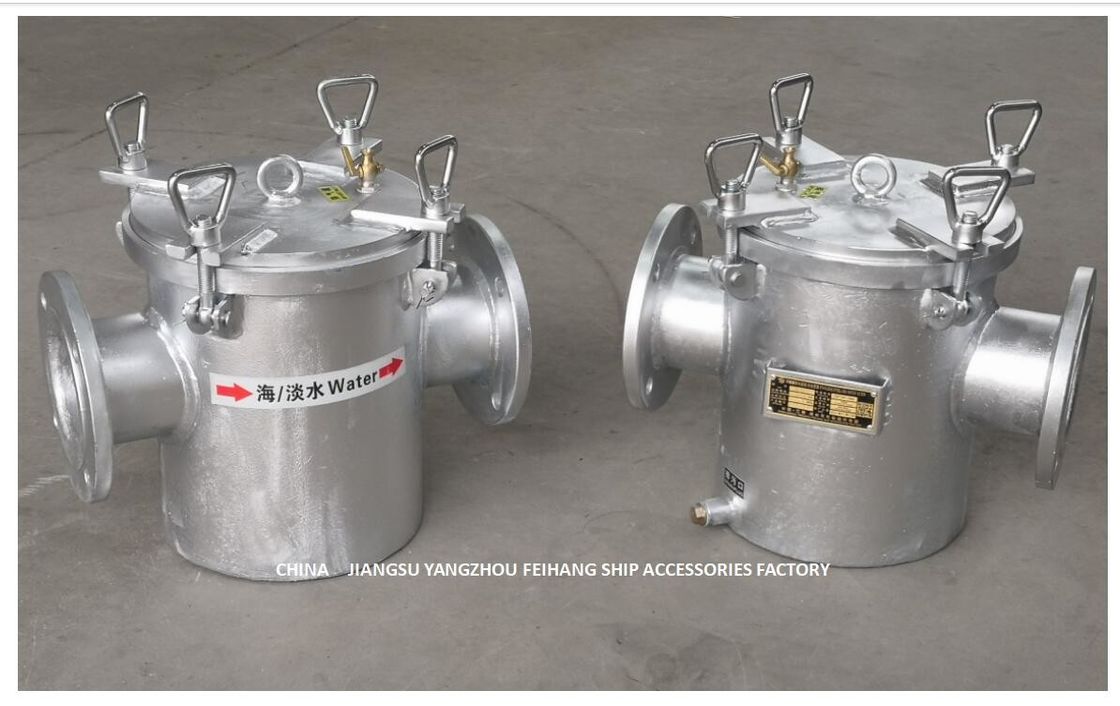 Feuerlöschsystem-Sauggrober Wasser-Filter des Ballast-CB/T497-2012, Notfeuerlöschpumpe-grober Wasser-Filter AS125