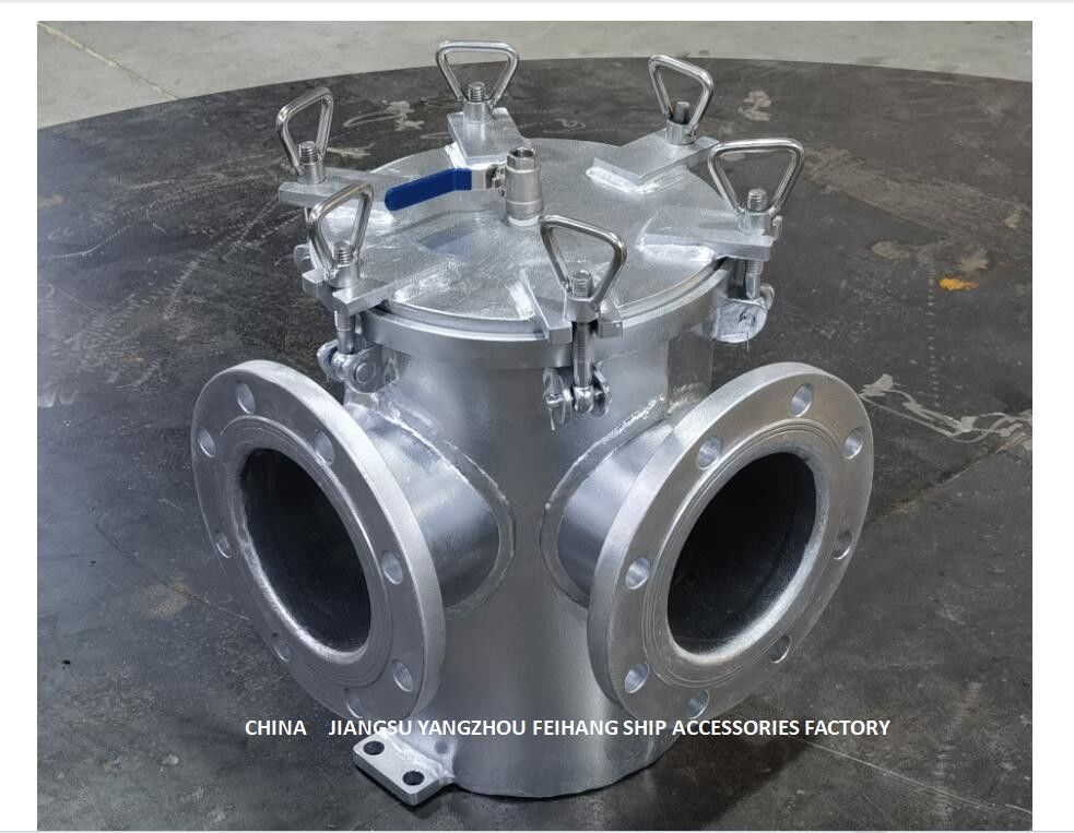 Süßwasser-Pumpen-Einlass-Meerwasser-Filter, gerade durch Edelstahlfilter des Meerwasser-Filter-AS150 CB/T497-2012
