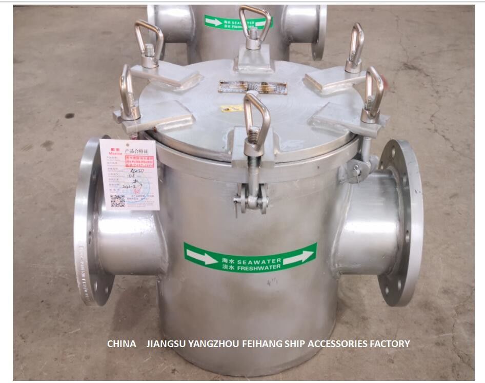 Ballast-Feuerlöschsystem-grober Wasser-Filter, gerade durch Meerwasser-Filter As150 Cb/T497-2012