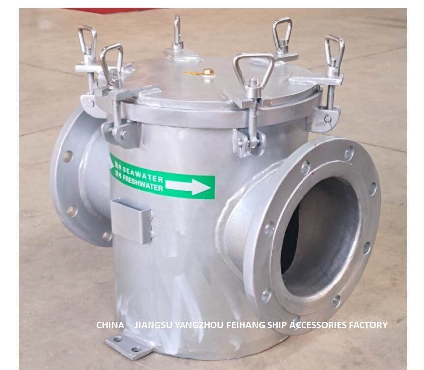 MEERWASSER-Pumpen-Einlass-direkter Kohlenstoffstahl-galvanisierter Meerwasser-Filter AS200 CB/T497-2012 Massen