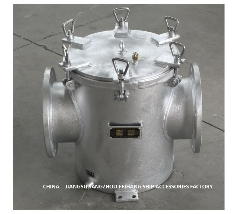 MEERWASSER-Pumpen-Einlass-direkter Kohlenstoffstahl-galvanisierter Meerwasser-Filter AS200 CB/T497-2012 Massen