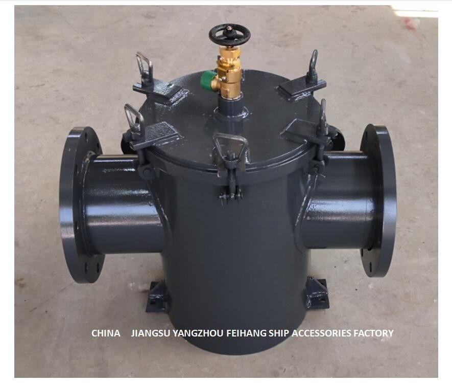 MEERWASSER-Pumpen-Einlass-direkter Kohlenstoffstahl-galvanisierter Meerwasser-Filter AS200 CB/T497-2012 Massen