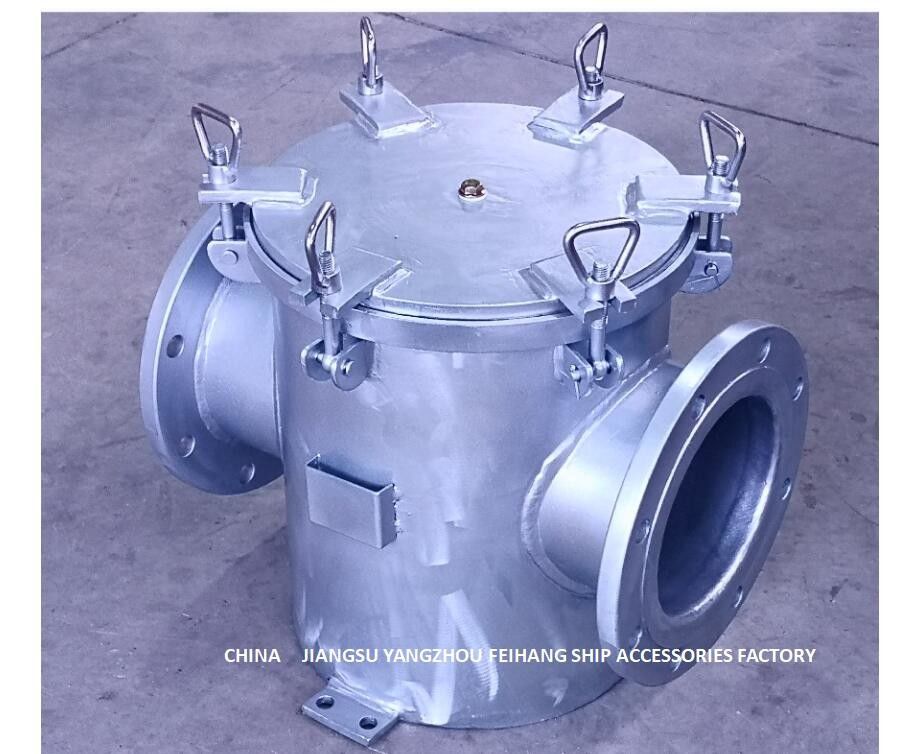 Kohlenstoffstahl-galvanisierter Meerwasser-Filter für Hauptedelstahl-Filter des meerwasser-Pumpen-Einlass-AS250 CB/T497