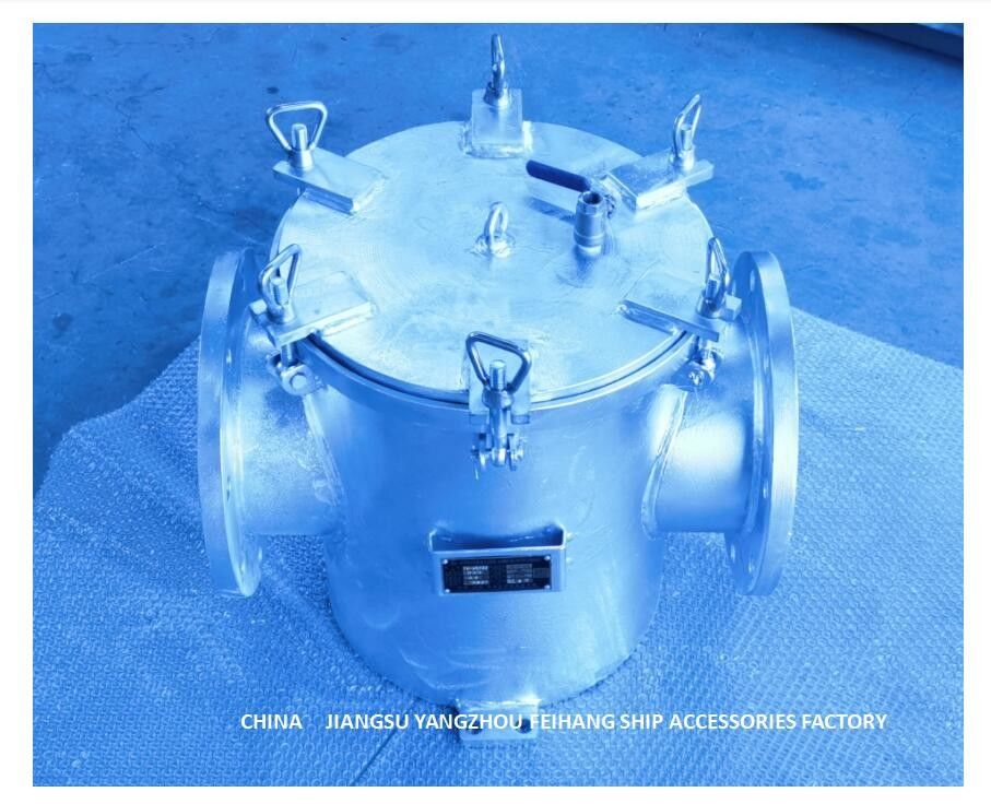 Kohlenstoffstahl-Körper der Meerwasser-Filter-Hauptmeerwasser-Filter-Hauptmeerwasser-Sieb-A250 CBM1061-81, Edelstahl-Filter