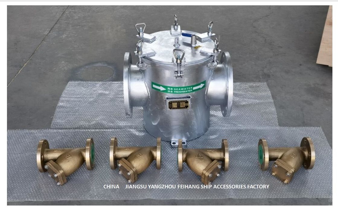 Hauptteilmaterialien Saugleitungs-Meerwasser-Filters Feihang A250 CB/T497-2012 des direkten