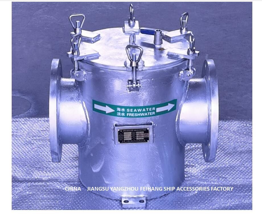 Kohlenstoffstahl-Körper der Meerwasser-Filter-Hauptmeerwasser-Filter-Hauptmeerwasser-Sieb-A250 CBM1061-81, Edelstahl-Filter