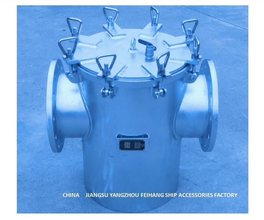 Kohlenstoffstahl-galvanisierter Meerwasser-Filter AS250 CBM1061-81 für Hauptmeerwasser-Pumpen-Einlass