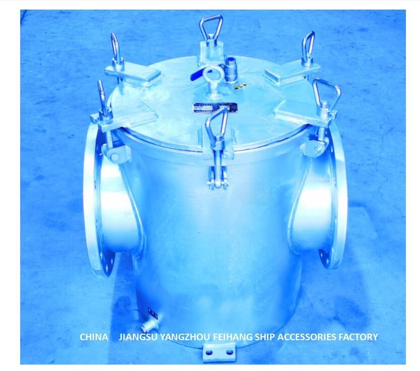 Kohlenstoffstahl-galvanisierter Meerwasser-Filter AS250 CBM1061-81 für Hauptmeerwasser-Pumpen-Einlass