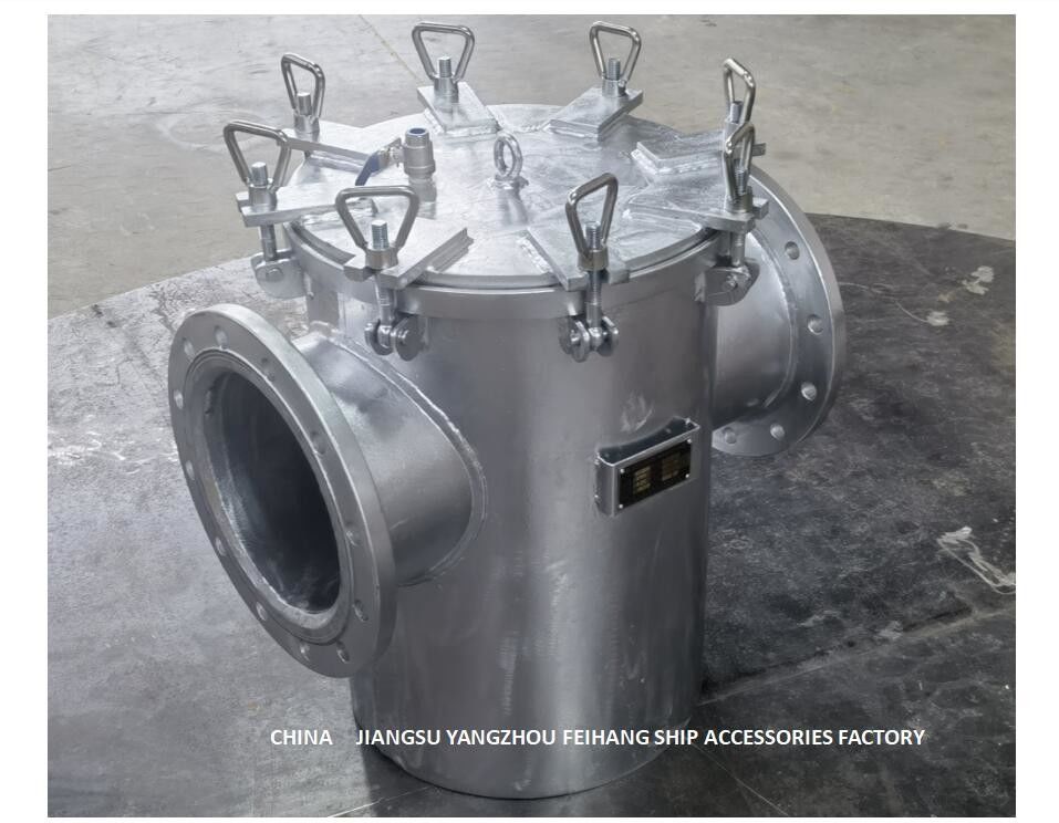 Kohlenstoffstahl-galvanisiertes Meerwasser-Filter-Modell AS250 CB/T497-2012 für die hochrangigen Unterseetor-Meerwasser-Siebe