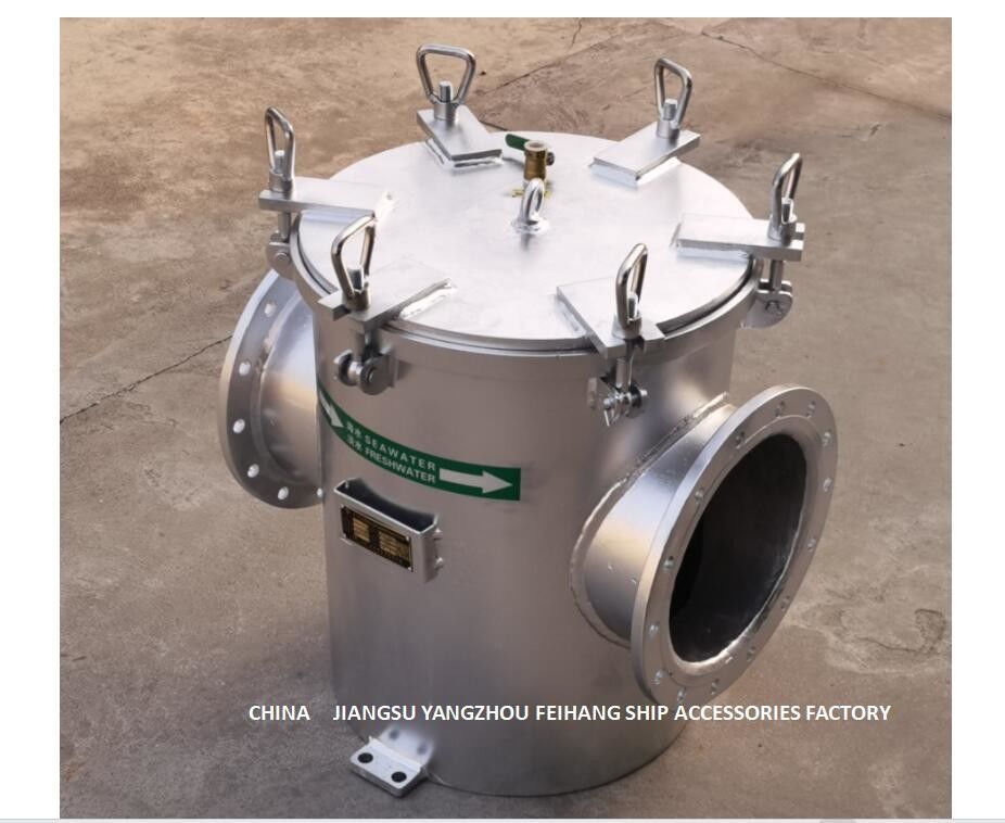 Meerwasser-Siebe AS250 Cb/T497 für Bilge Fire Pump Inlet Material-Kohlenstoffstahl galvanisierten