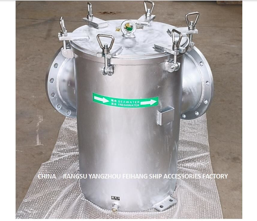 Meerwasser-Filter für niedrigen Untersee-GateBody-Kohlenstoffstahl-galvanisierten Filter-Zylinder-Edelstahl BL350 Cb/T497-2012