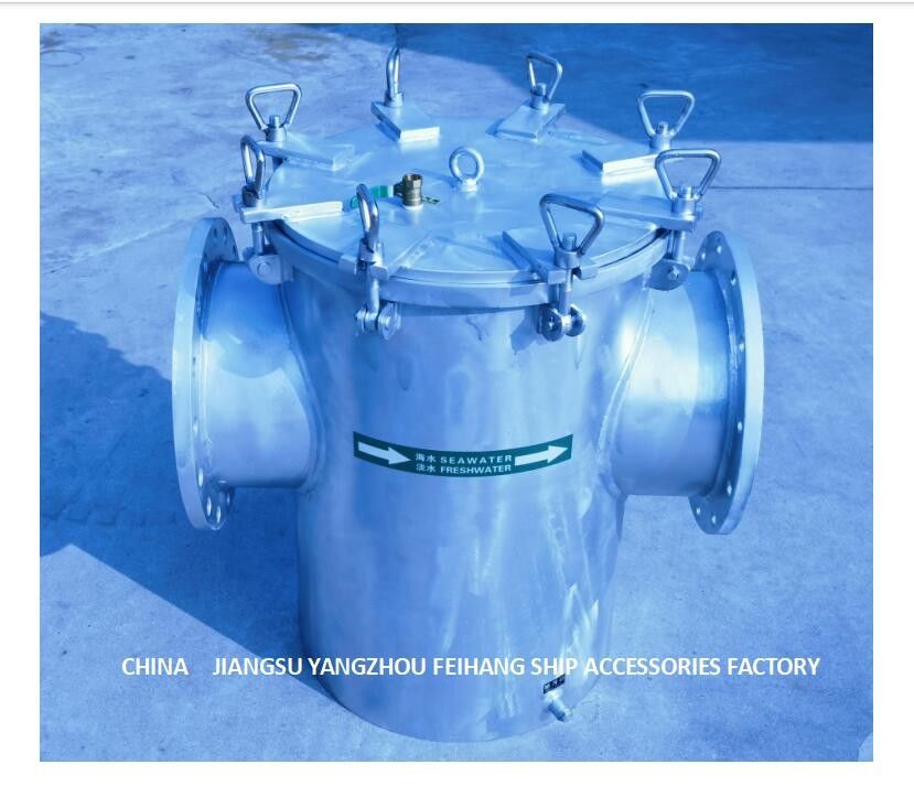 Kohlenstoffstahl galvanisierte Kohlenstoffstahl des Meerwasser-Filter-AS300 CB/T497 galvanisierte Sauggroben Wasser-Filter