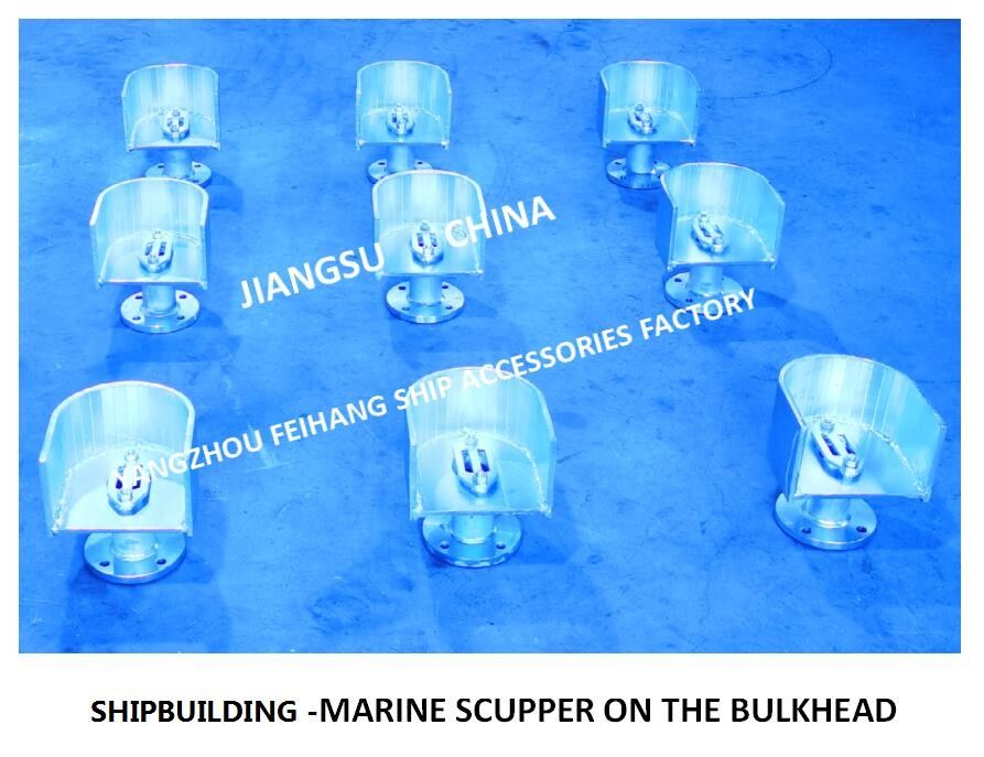 Kohlenstoffstahl-heißes Bad galvanisierte Marine Wall Mounted Water Leakage-Ausgang FS80 Cb/T4368-2015