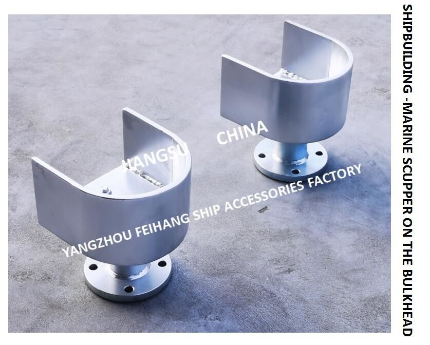 Kohlenstoffstahl-heißes Bad galvanisierte Marine Wall Mounted Water Leakage-Ausgang FS80 Cb/T4368-2015