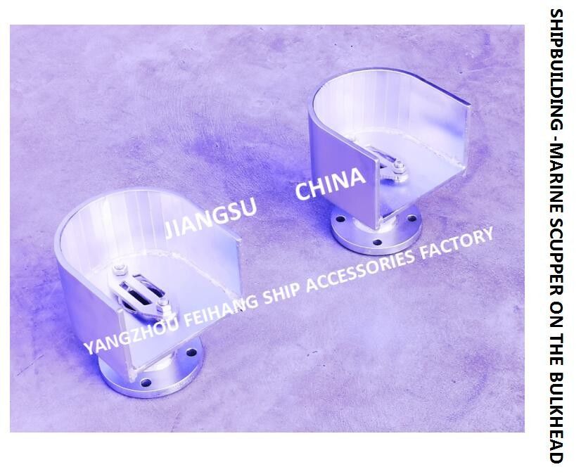 Kohlenstoffstahl-Feuerverzinkung Marine Wall Mounted Leakage Outlets FS40 Cb/T4368-2015