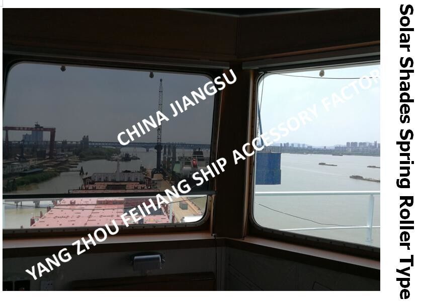 FH001 Blau Marine Sonnenschirm Roller Blinds Cockpit Lichtfilterung Sonnenschirm Roller Blinds Frühling automatische Positionierung