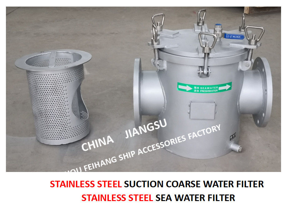 Edelstahl-Korb-Meerwasser-Filter, Korb-Edelstahl-Meerwasser Straines-Modell AS150 Cb/T497-2012