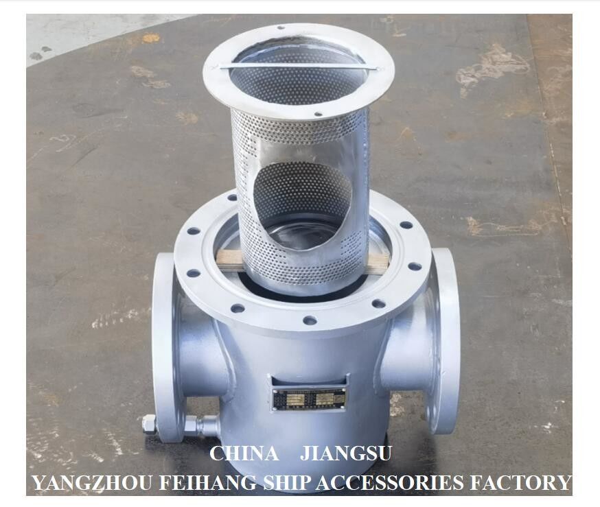 Meerwasser-Filter As125 Pn1.0 Cb/T497-2012 des Edelstahl-316l für Klimaanlagen-Meerwasser-Pumpen-Einlass