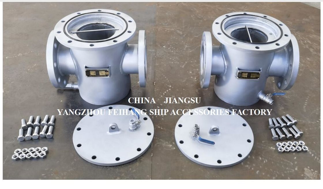 Seewasserfilter aus Edelstahl, Korbtyp AS125 PN1.0 Cb/T497-2012 150um