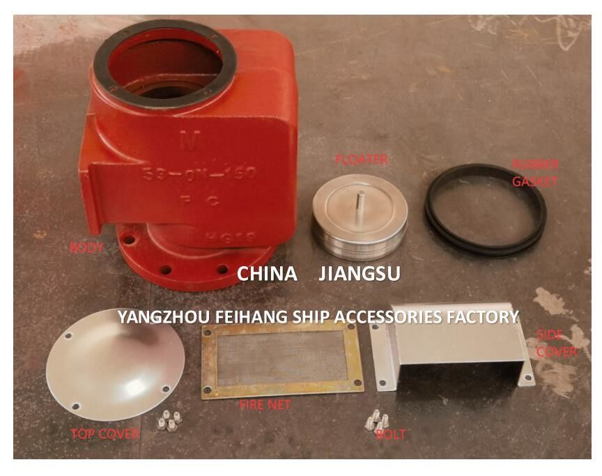 Gusseisen-Floating Disc-Typ Luftlüftkopf für Marine 53ON CB/T3594