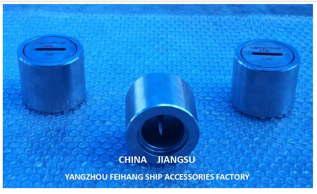 Ballastbehälter-Sounding-Plug mit O-Ring, Edelstahlmodell C40 Cb/T3778-99 Edelstahlsounding-Kopf