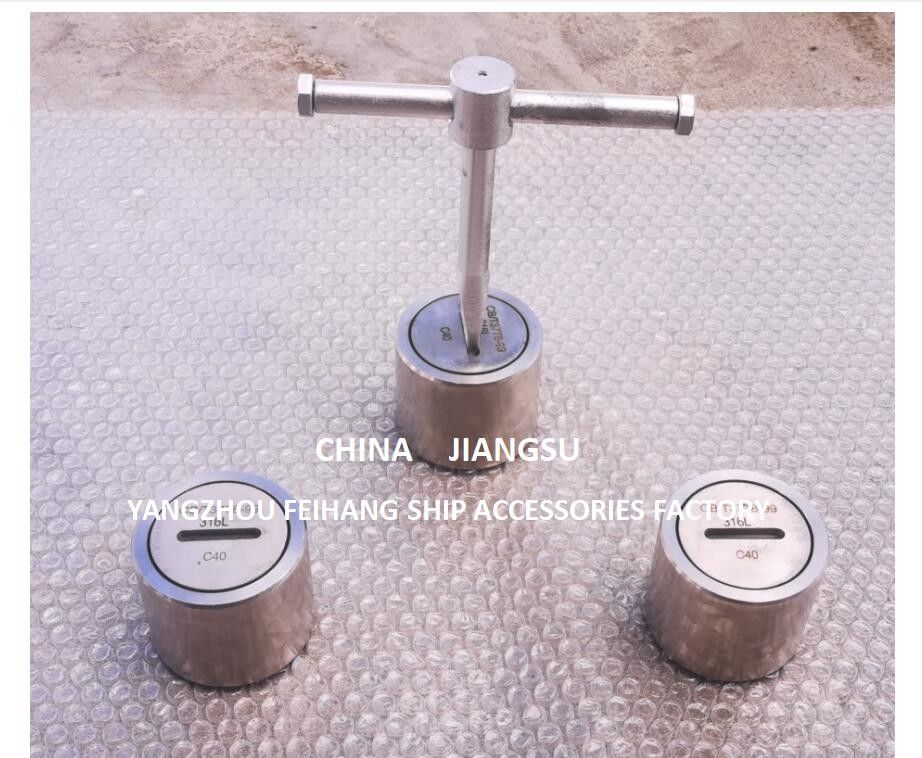 China Feihang Typ C65 Edelstahl-Sondator Kopf-Marine Erhöhte Edelstahl-Sondatorkappe