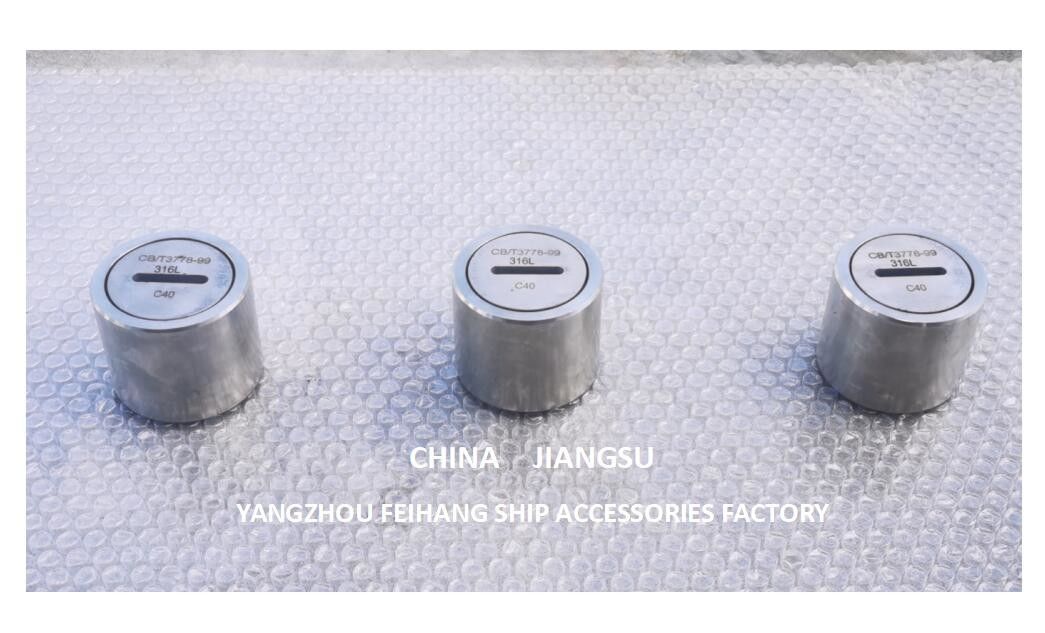 Ballastbehälter-Sounding-Plug mit O-Ring, Edelstahlmodell C40 Cb/T3778-99 Edelstahlsounding-Kopf